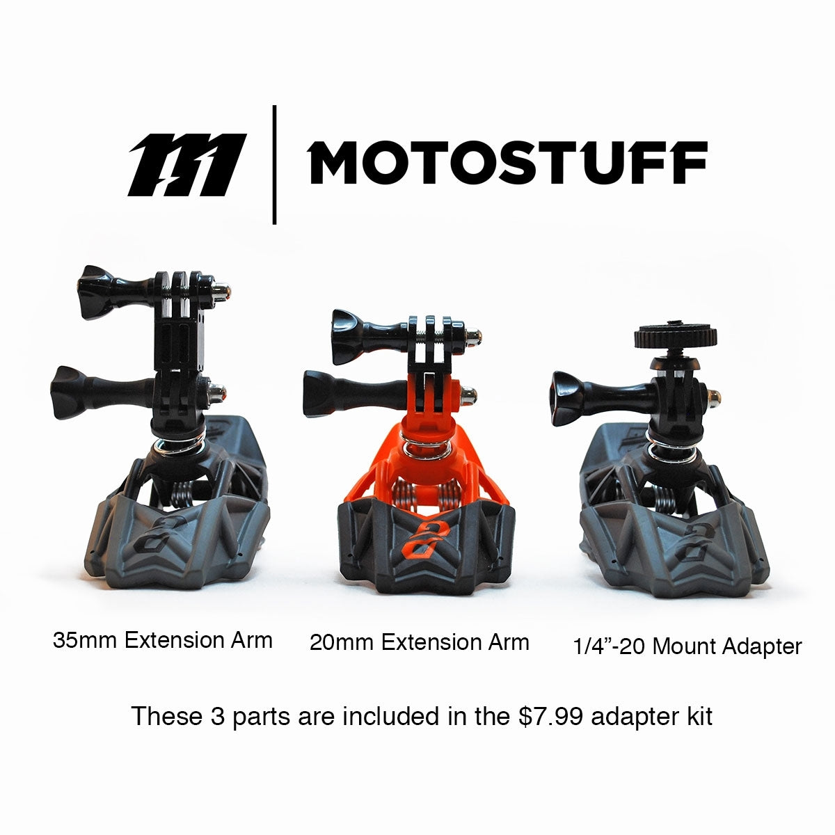 DANGO Designs Gripper Mount for GoPro Moto Stuff LLC
